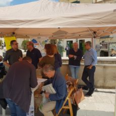 Insieme per i Beni comuni. Raccolta firme in piazza Vittorio Veneto