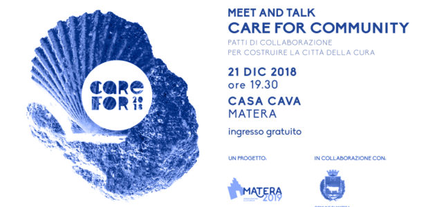 Care for, al cuore di Matera2019